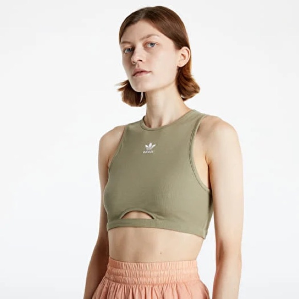 ADIDAS Essential Ribbed Tank Top - Picture 8 of 9
